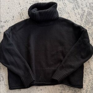 Madewell Black Turtleneck Sweater
